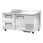 True TWT-60-32D-2-HC - Work Top Refrigerator, two-section, (1) solid door, (2) drawers